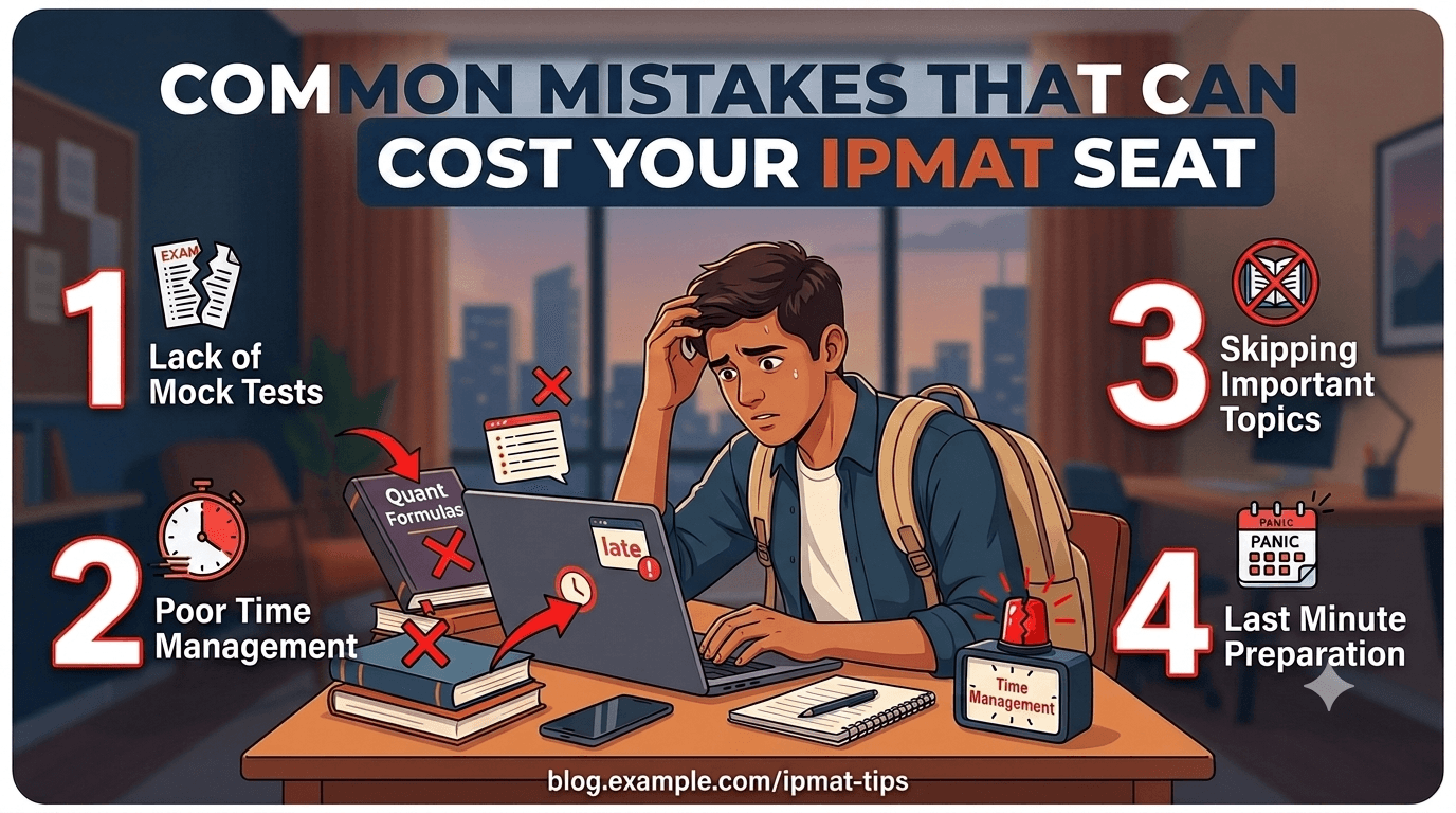 Common Mistakes to Avoid While Preparing for IPMAT 2027